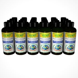 24 200ml bottles of Canadian grown hemp seed oil